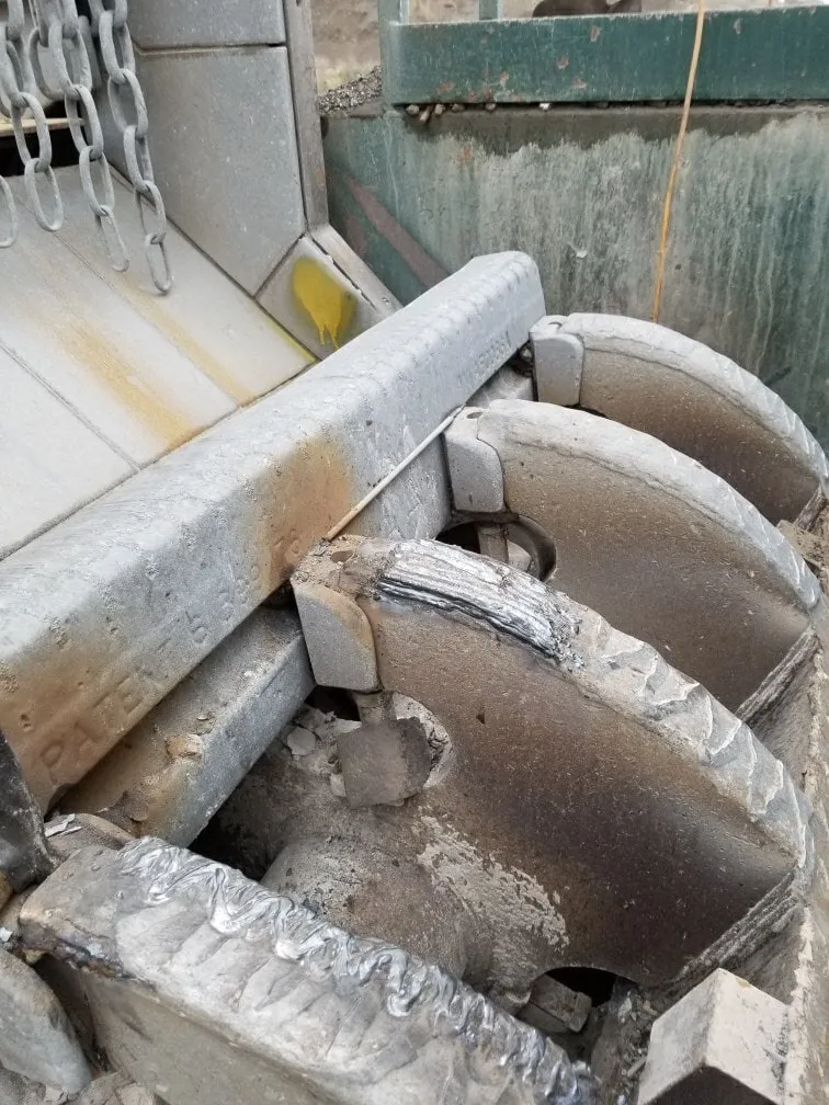 Worn segments out